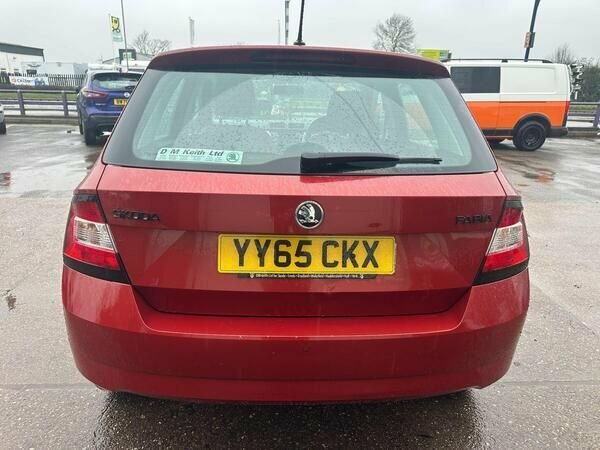 Skoda Fabia 1.4L Se YY65CKX Red #2