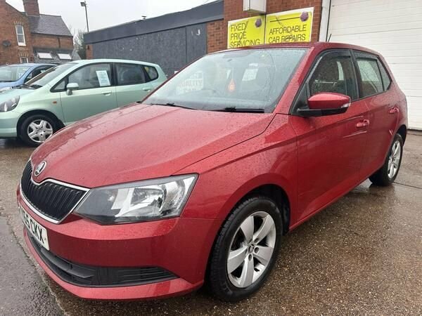 Skoda Fabia 1.4L Se YY65CKX Red #3
