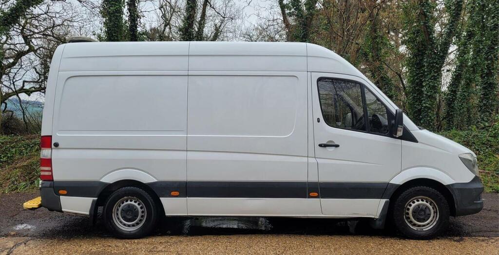 Mercedes-Benz Sprinter Panel Van 2.1 314 Cdi Rwd L2 201767 KU67GVT White #5