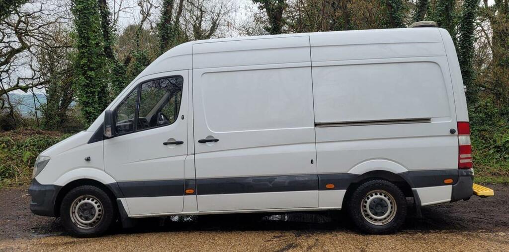 Mercedes-Benz Sprinter Panel Van 2.1 314 Cdi Rwd L2 201767 KU67GVT White #3