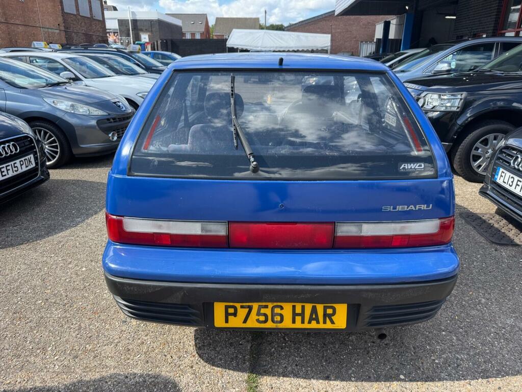 Subaru Justy 1996 P756HAR Blue #5