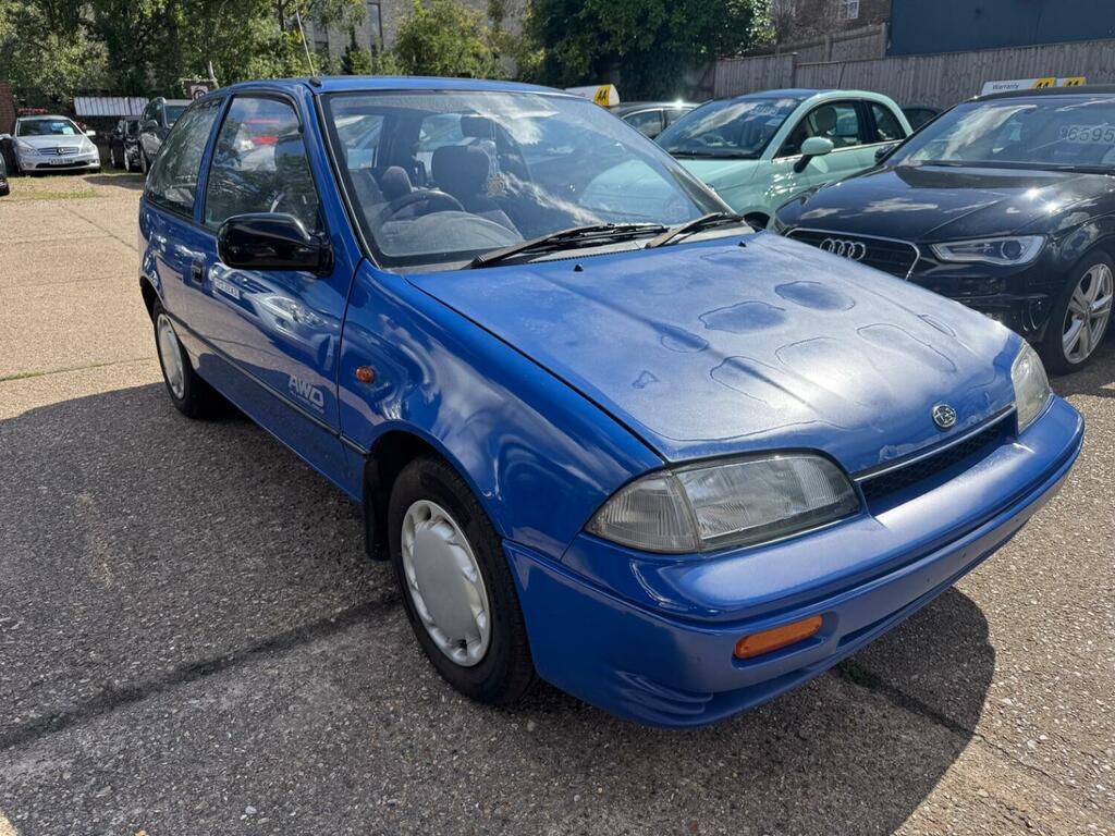 Subaru Justy 1996 P756HAR Blue