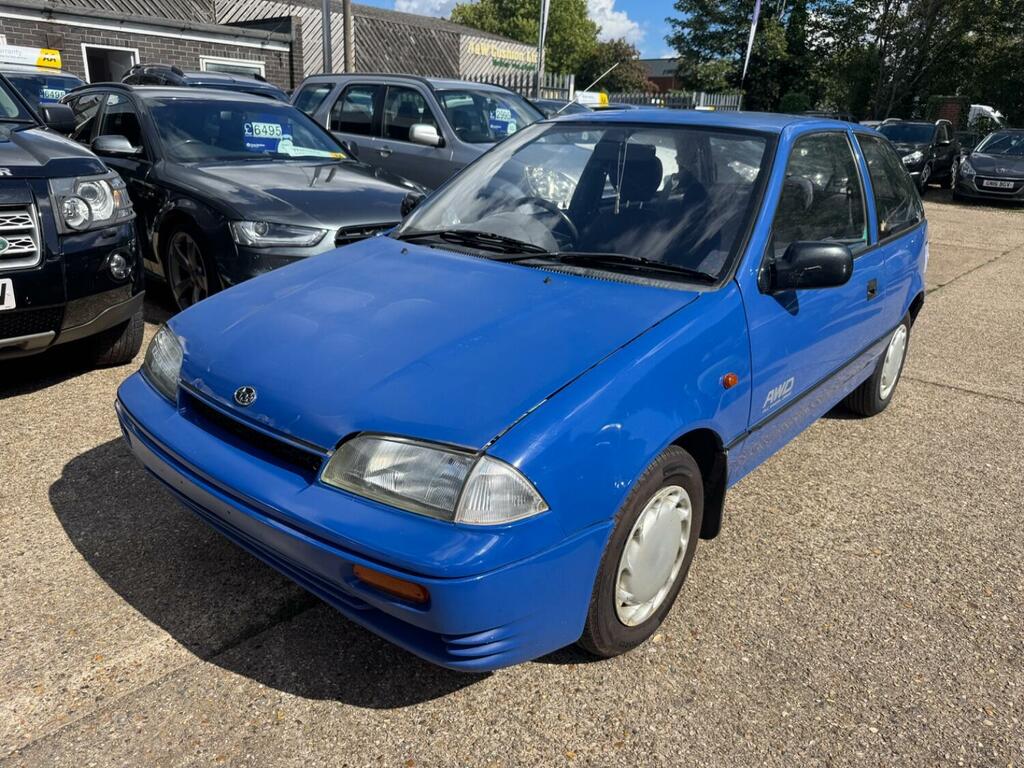 Subaru Justy 1996 P756HAR Blue #4