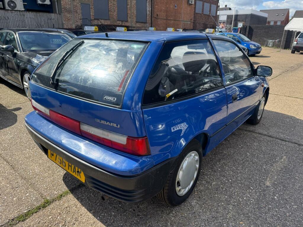 Subaru Justy 1996 P756HAR Blue #2