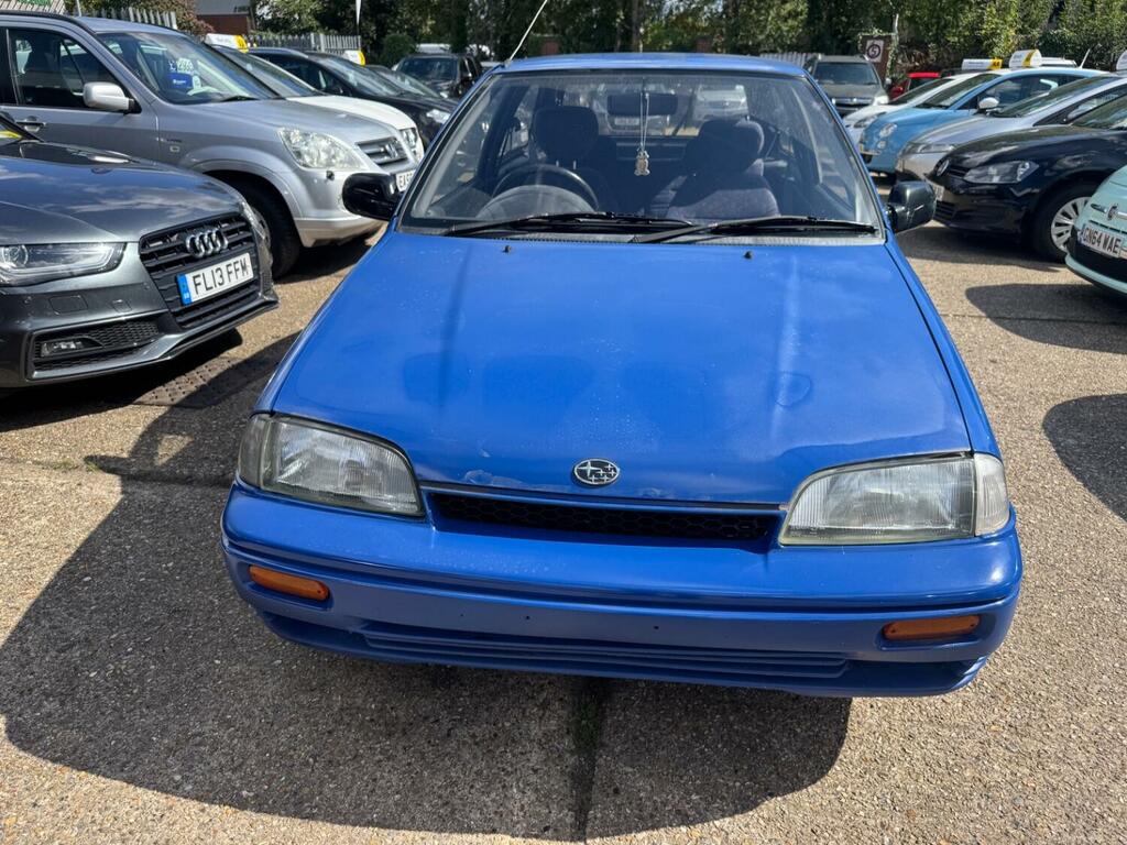Subaru Justy 1996 P756HAR Blue #3