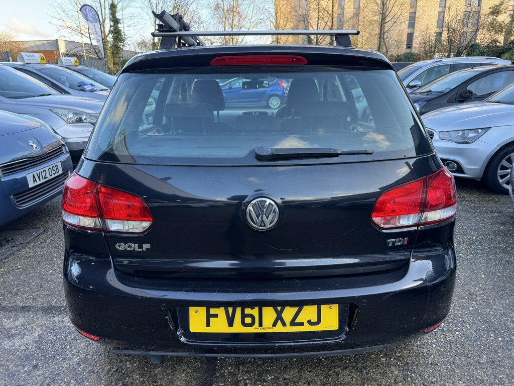 Volkswagen Golf 1.6 Tdi Match 2011 Black #6