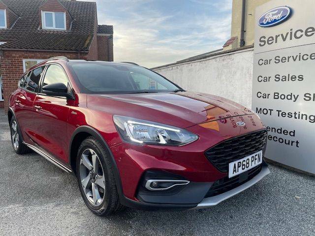 Ford Focus 1.0T 125Ps Ecoboost Active - 2019 68 Red