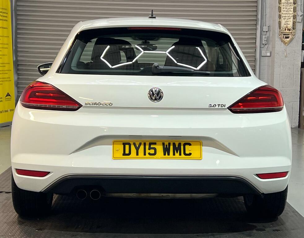 Volkswagen Scirocco 2.0 Tdi Bluemotion Tech Euro 6 Ss DY15WMC White #6