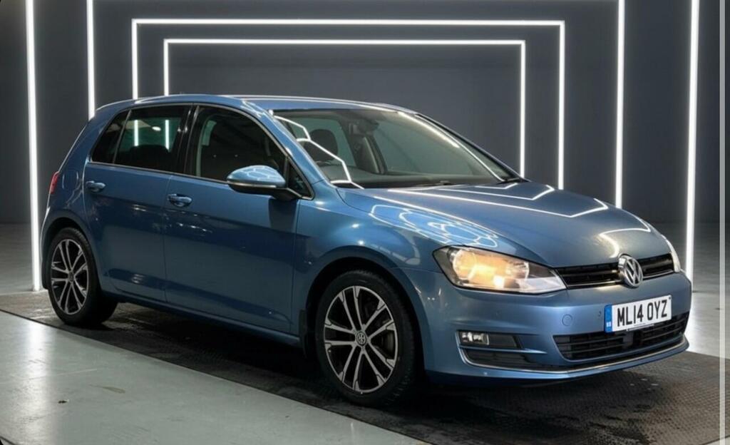 Volkswagen Golf 2.0 Tdi Bluemotion Tech Gt Dsg Euro 5 Ss Blue