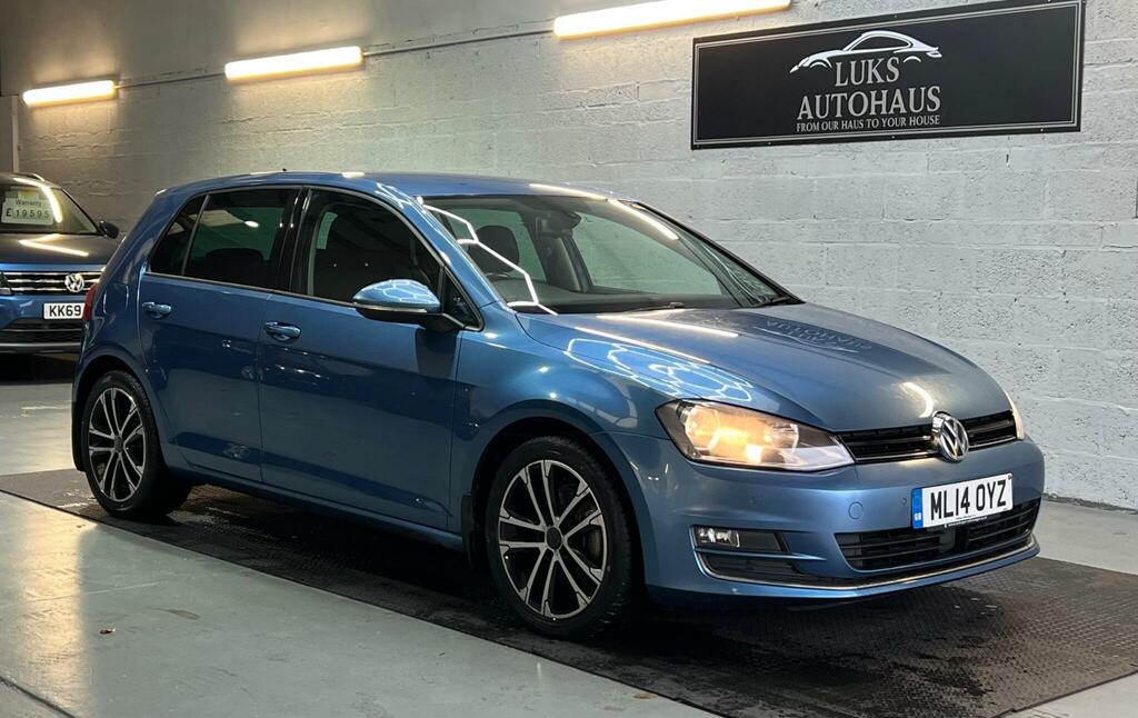 Volkswagen Golf 2.0 Tdi Bluemotion Tech Gt Dsg Euro 5 Ss ML14OYZ Blue #6