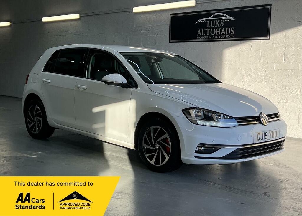 Volkswagen Golf 1.6 Tdi Match Euro 6 Ss GJ19YMD White #2