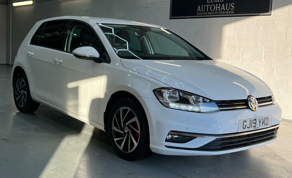 Volkswagen Golf 1.6 Tdi Match Euro 6 Ss GJ19YMD White #3