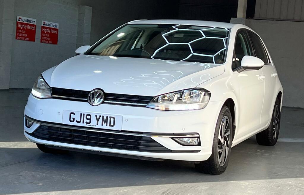 Volkswagen Golf 1.6 Tdi Match Euro 6 Ss GJ19YMD White #5