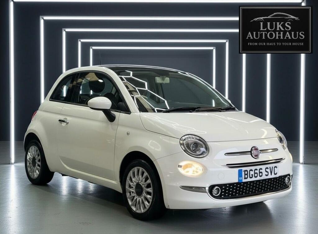 Fiat 500 1.2 Lounge Euro 6 Ss White
