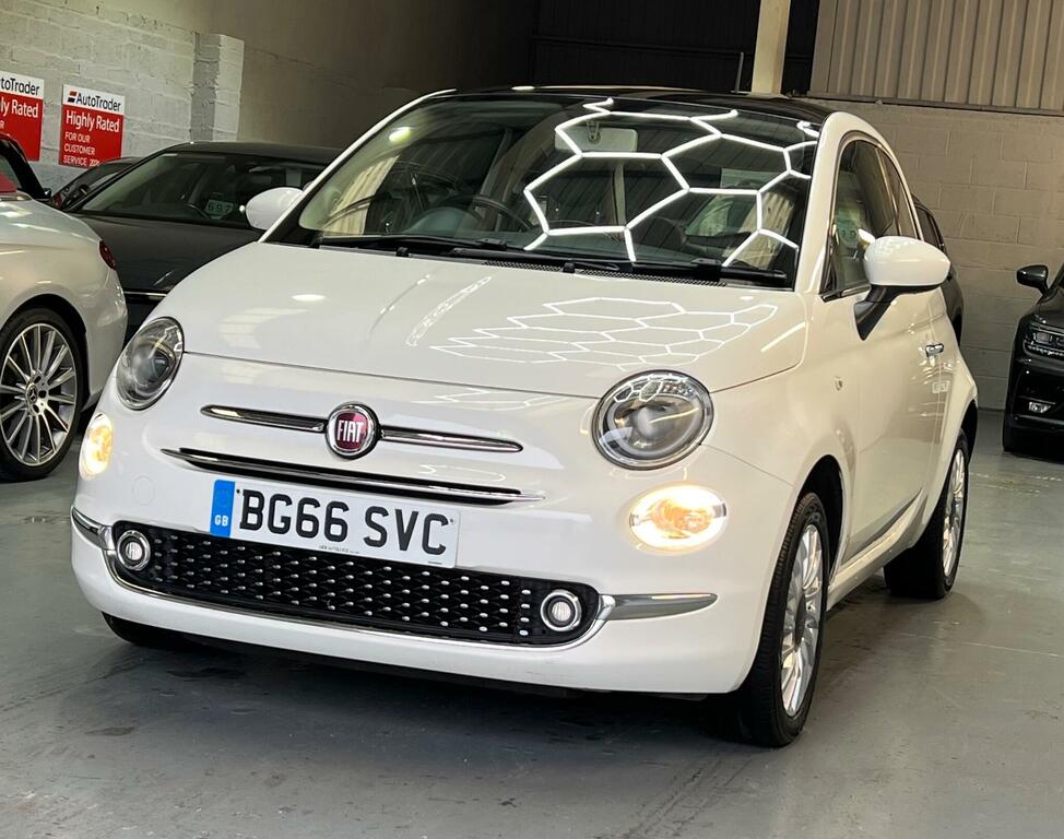 Fiat 500 1.2 Lounge Euro 6 Ss BG66SVC White #4