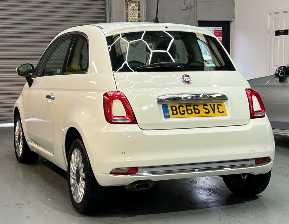 Fiat 500 1.2 Lounge Euro 6 Ss BG66SVC White #5