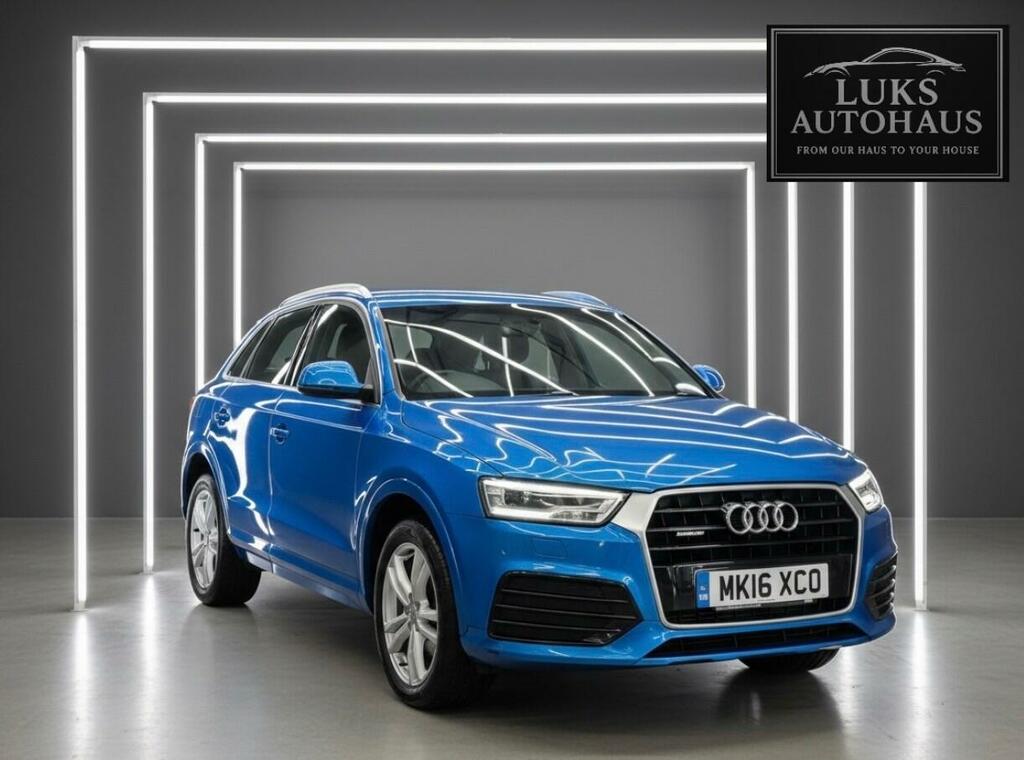 Audi Q3 2.0 Tdi S Line S Tronic Quattro Euro 6 Ss Blue
