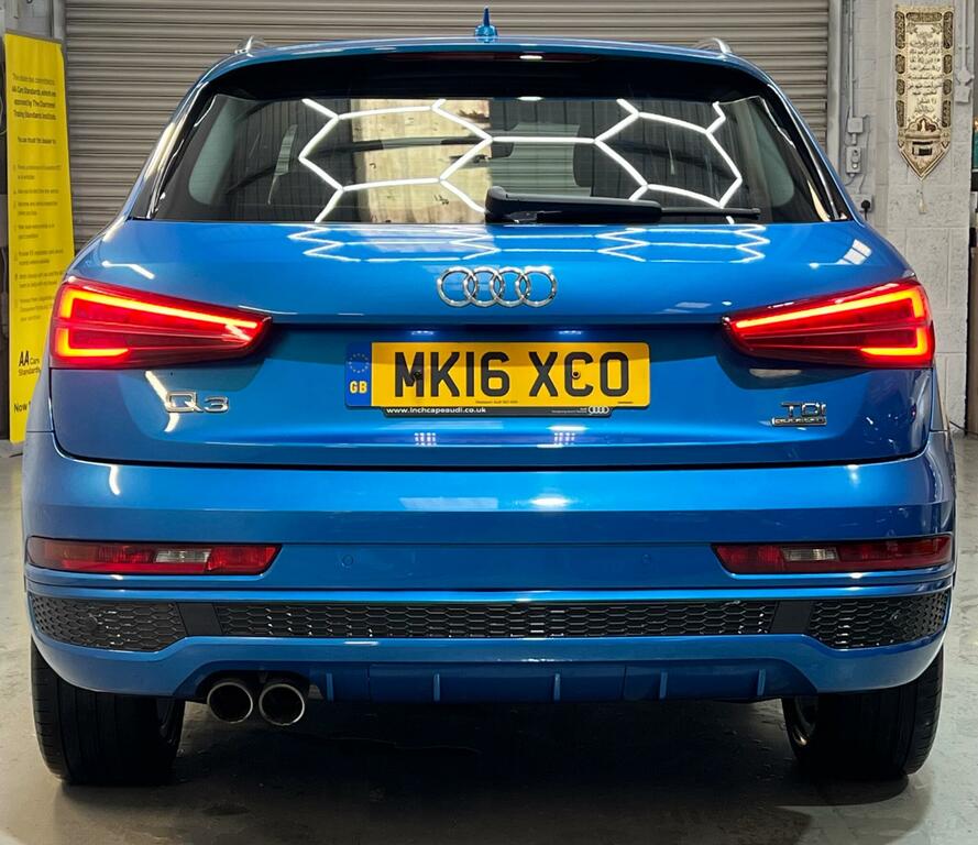 Audi Q3 2.0 Tdi S Line S Tronic Quattro Euro 6 Ss MK16XCO Blue #6