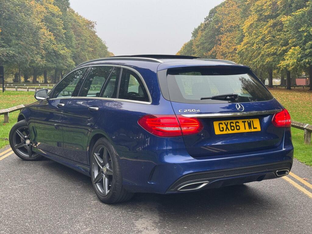 Mercedes-Benz C Class 2.1 C250d Amg Line Premium Plus 7G-tronic Euro GX66TWL Blue #2