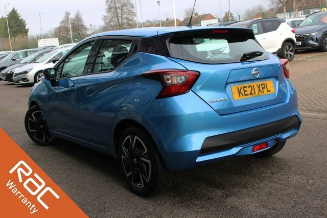 Nissan Micra 1.0 Ig-t Acenta Hatchback Xtron Euro 6 KE21XPL Blue #5