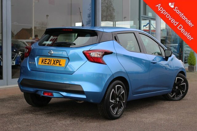 Nissan Micra 1.0 Ig-t Acenta Hatchback Xtron Euro 6 KE21XPL Blue #3