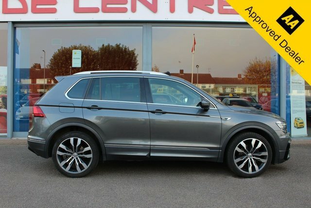 Volkswagen Tiguan 2.0 Tdi Bluemotion Tech R-line Suv Dsg YY66ULU Grey #3