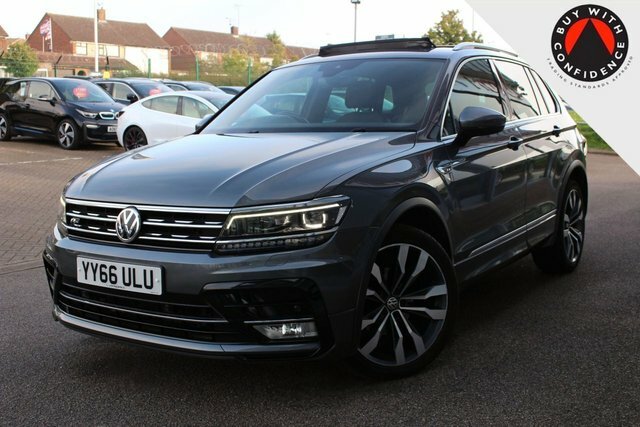 Volkswagen Tiguan 2.0 Tdi Bluemotion Tech R-line Suv Dsg YY66ULU Grey #5