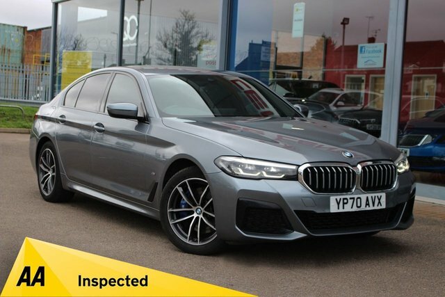 BMW 5 Series 2.0 530E 12Kwh M Sport Saloon Plug-in H Blue