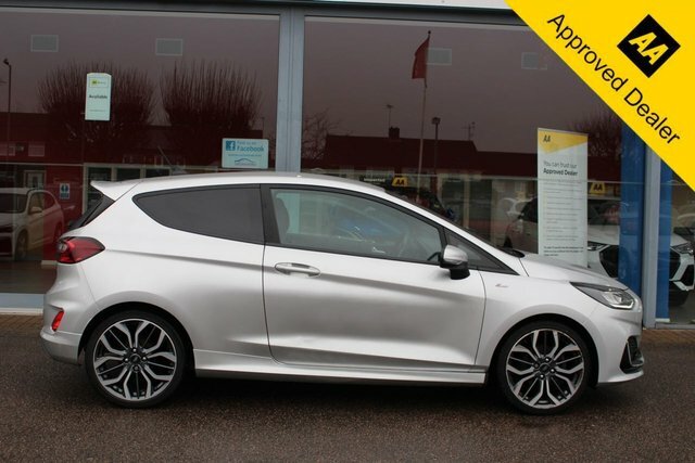 Ford Fiesta 1.0T Ecoboost Mhev St-line Vignale Hatchback P SN72LFG Silver #3