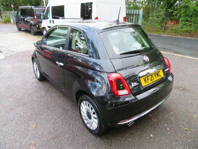 Fiat 500 2021 1.0 Mhev Lounge Hatchback E KF21YMC Black #5