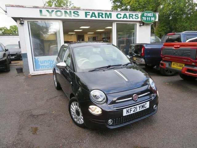 Fiat 500 2021 1.0 Mhev Lounge Hatchback E Black