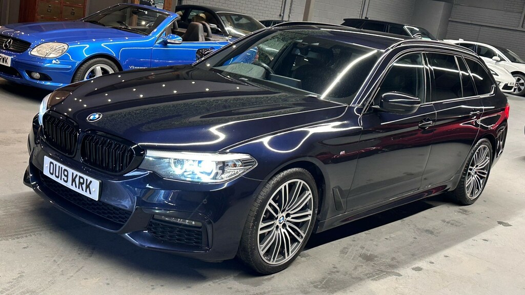 BMW 5 Series Estate 3.0 530D Xdrive M Sport Touring 201919 OU19KRK Black #4