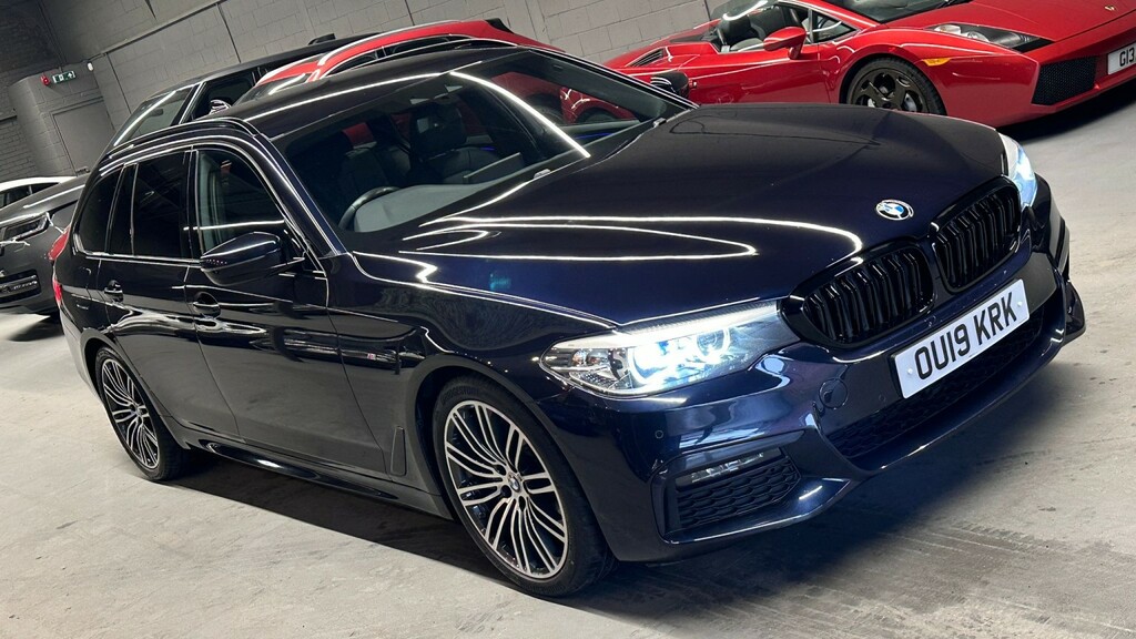 BMW 5 Series Estate 3.0 530D Xdrive M Sport Touring 201919 OU19KRK Black #2