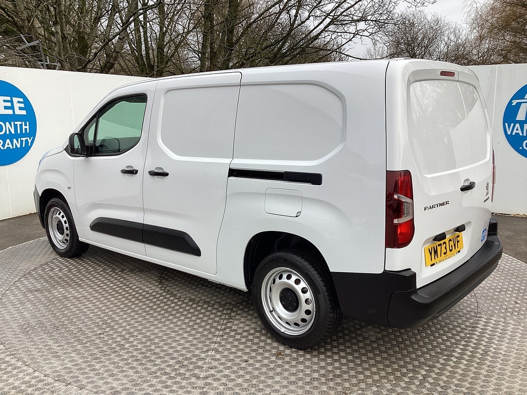 Peugeot Partner Bluehdi 850 Professional Premium Crewcab Lwb A C YM73GVF White #5
