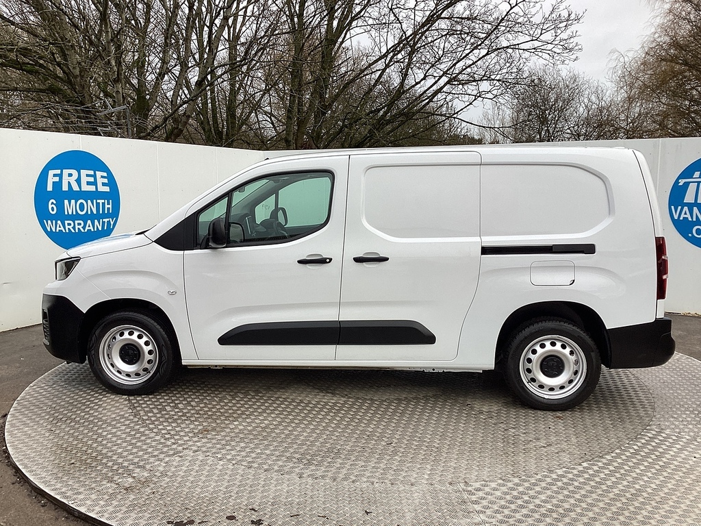 Peugeot Partner Bluehdi 850 Professional Premium Crewcab Lwb A C YM73GVF White #6