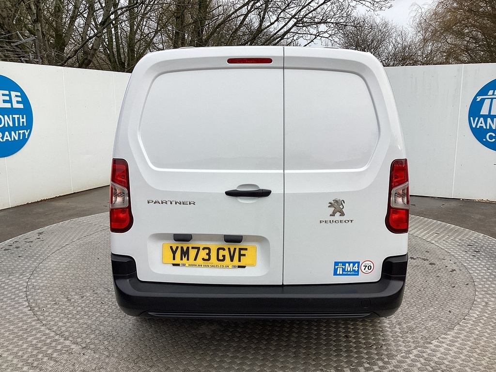 Peugeot Partner Bluehdi 850 Professional Premium Crewcab Lwb A C YM73GVF White #4