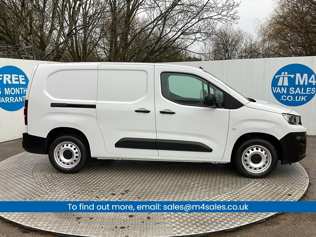 Peugeot Partner Bluehdi 850 Professional Premium Crewcab Lwb A C YM73GVF White #2
