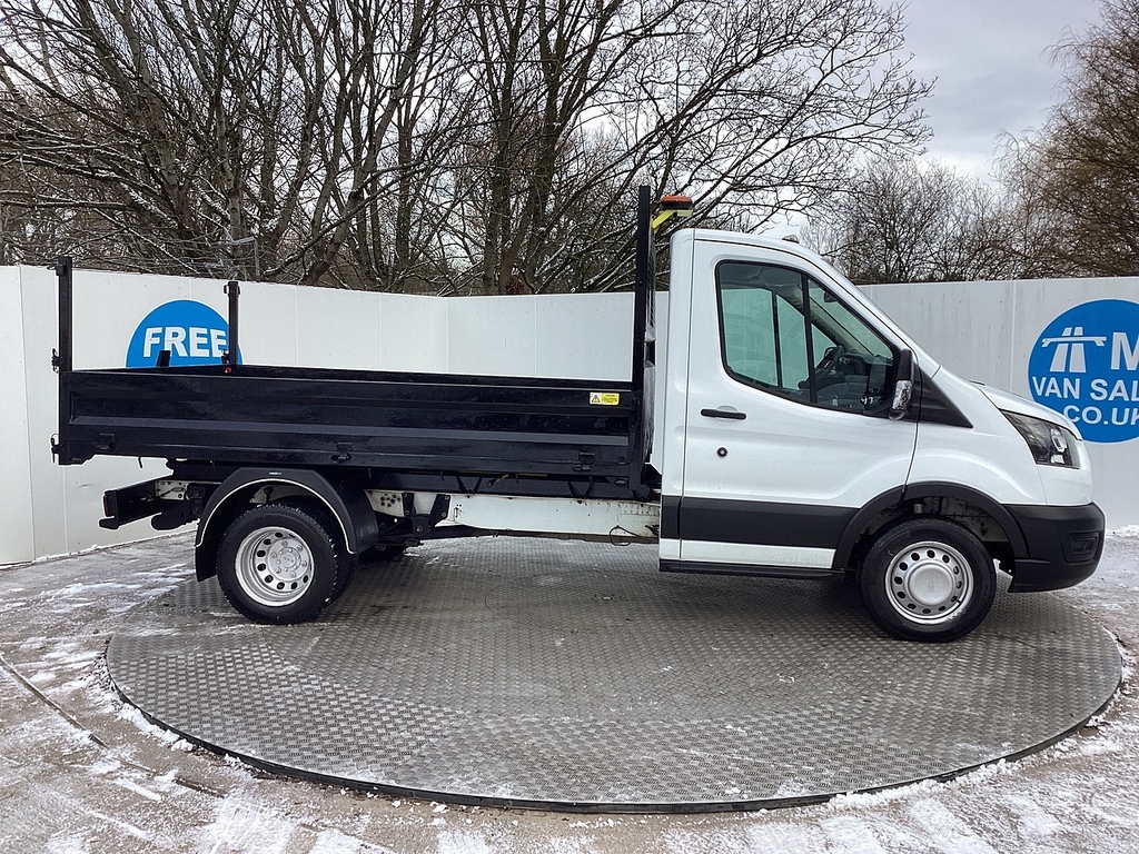 Ford Transit Custom 350 Ecoblue Leader Tipper Euro 6 U7783 Ulez MM22TLZ White #3