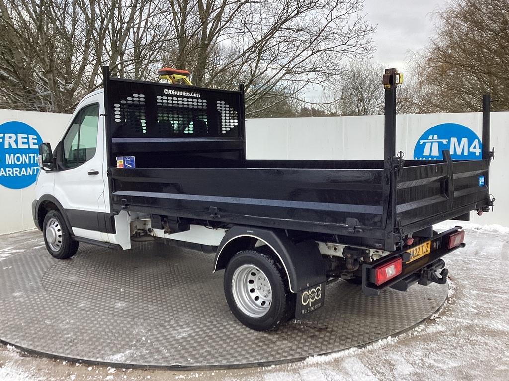 Ford Transit Custom 350 Ecoblue Leader Tipper Euro 6 U7783 Ulez MM22TLZ White #5