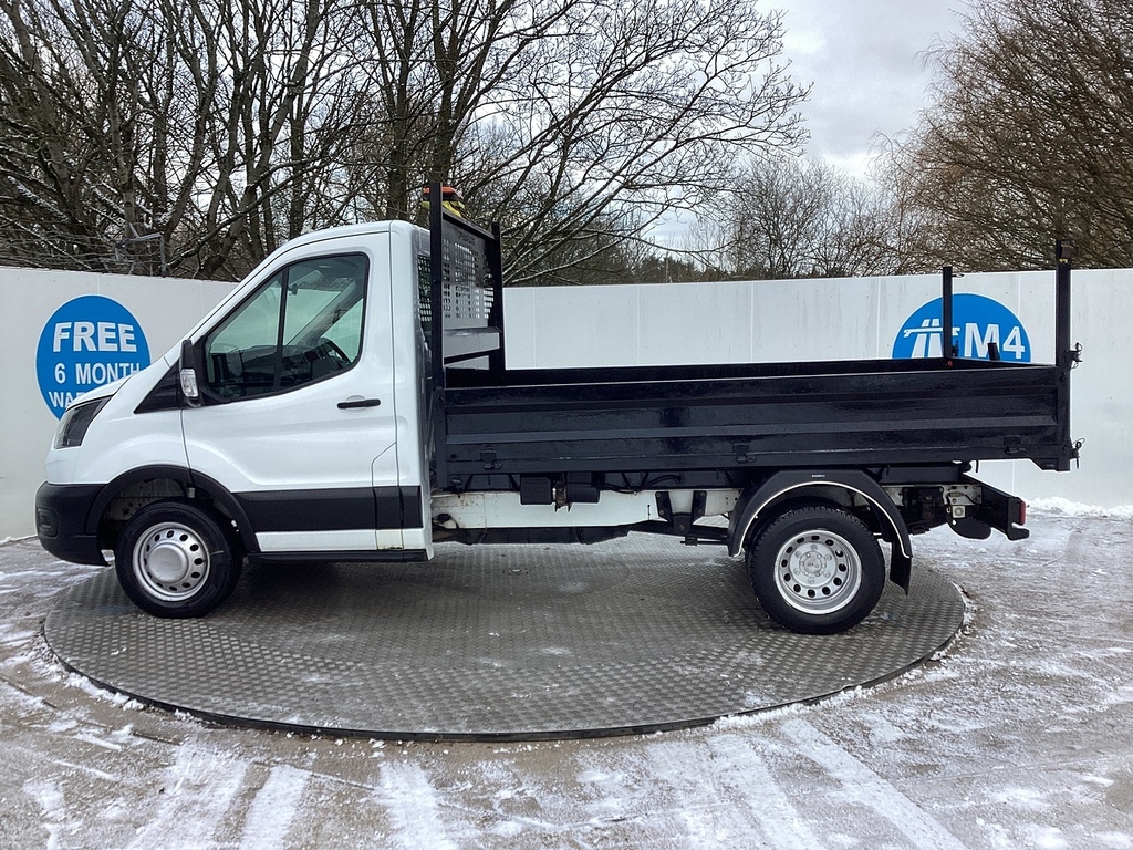 Ford Transit Custom 350 Ecoblue Leader Tipper Euro 6 U7783 Ulez MM22TLZ White #6