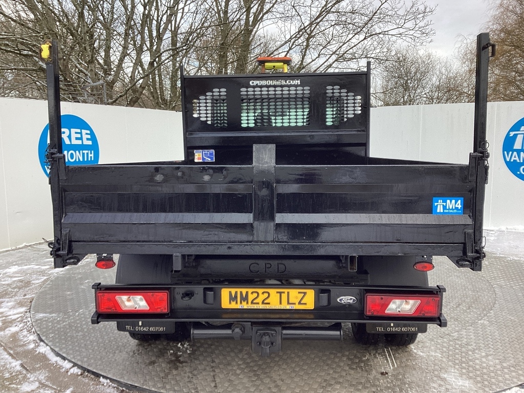 Ford Transit Custom 350 Ecoblue Leader Tipper Euro 6 U7783 Ulez MM22TLZ White #4