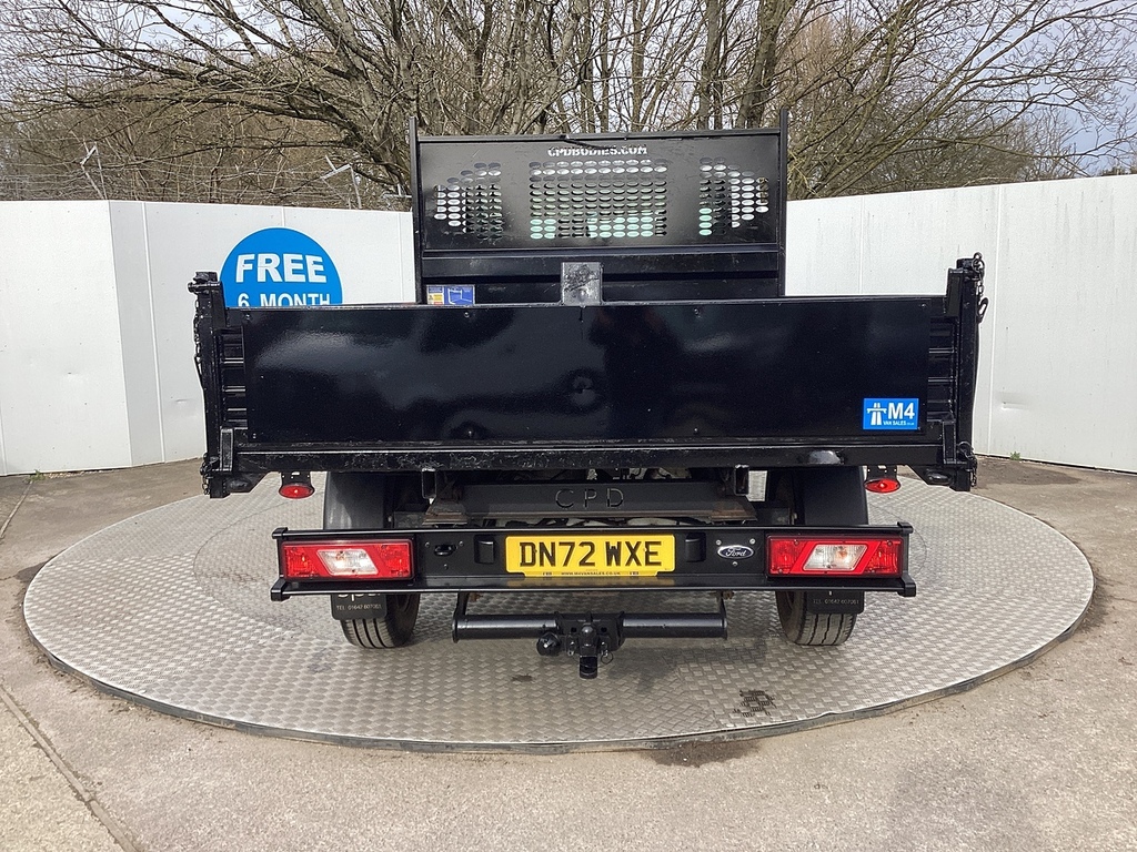 Ford Transit Custom 350 Ecoblue Leader Tipper S C Euro 6 L10ft 4 U7 DN72WXE White #4