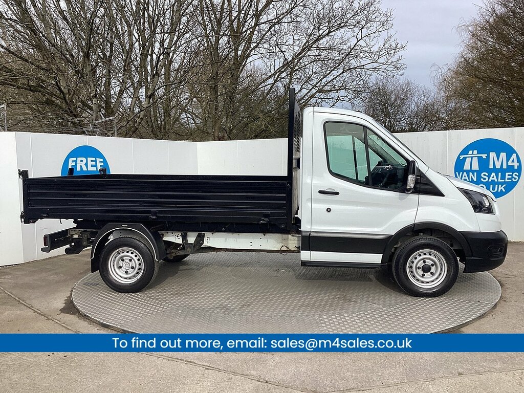 Ford Transit Custom 350 Ecoblue Leader Tipper S C Euro 6 L10ft 4 U7 DN72WXE White #2
