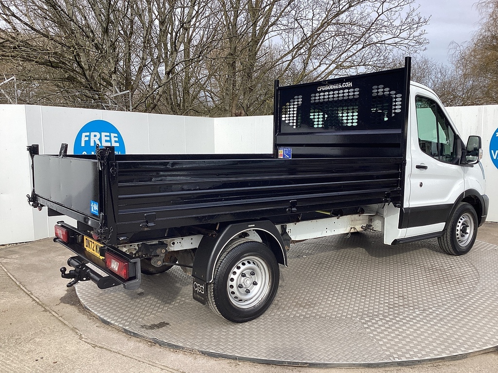 Ford Transit Custom 350 Ecoblue Leader Tipper S C Euro 6 L10ft 4 U7 DN72WXE White #3