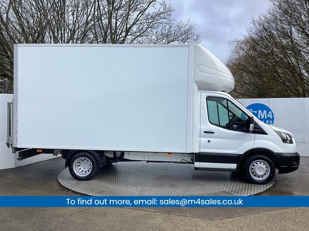 Ford Transit Custom 350 Ecoblue Leader Lwb Luton Tail Lift Euro 6 L13 BT22XSM White #2