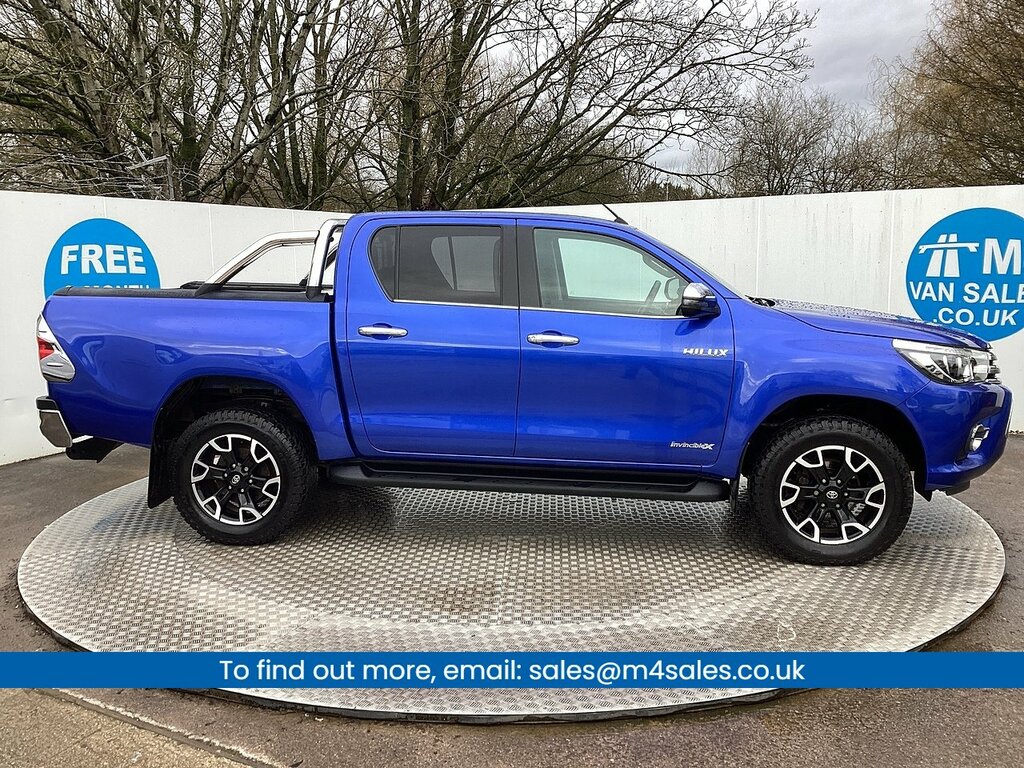 Toyota HILUX D-4d Invincible X 4X4 Euro 6 D C A C No Vat U Blue #2