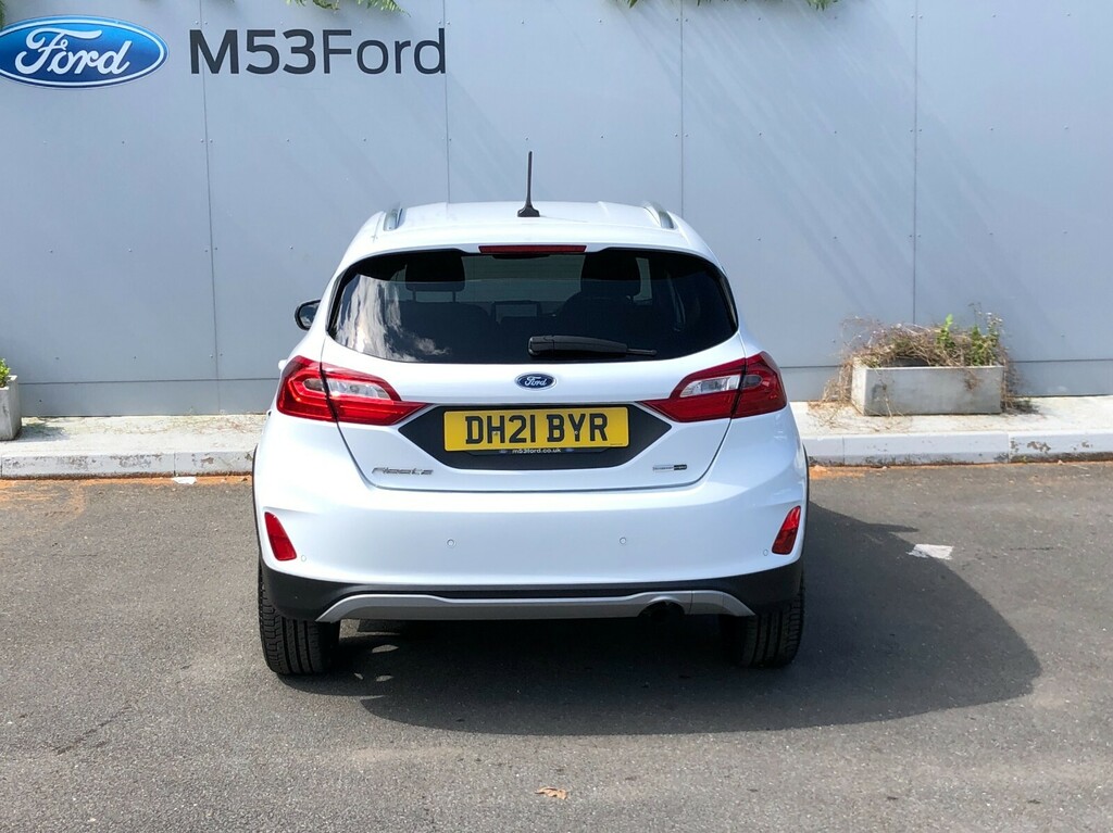 Ford Fiesta 1.0 Ecoboost Hybrid Mhev 125 Active X Edition DH21BYR White #4