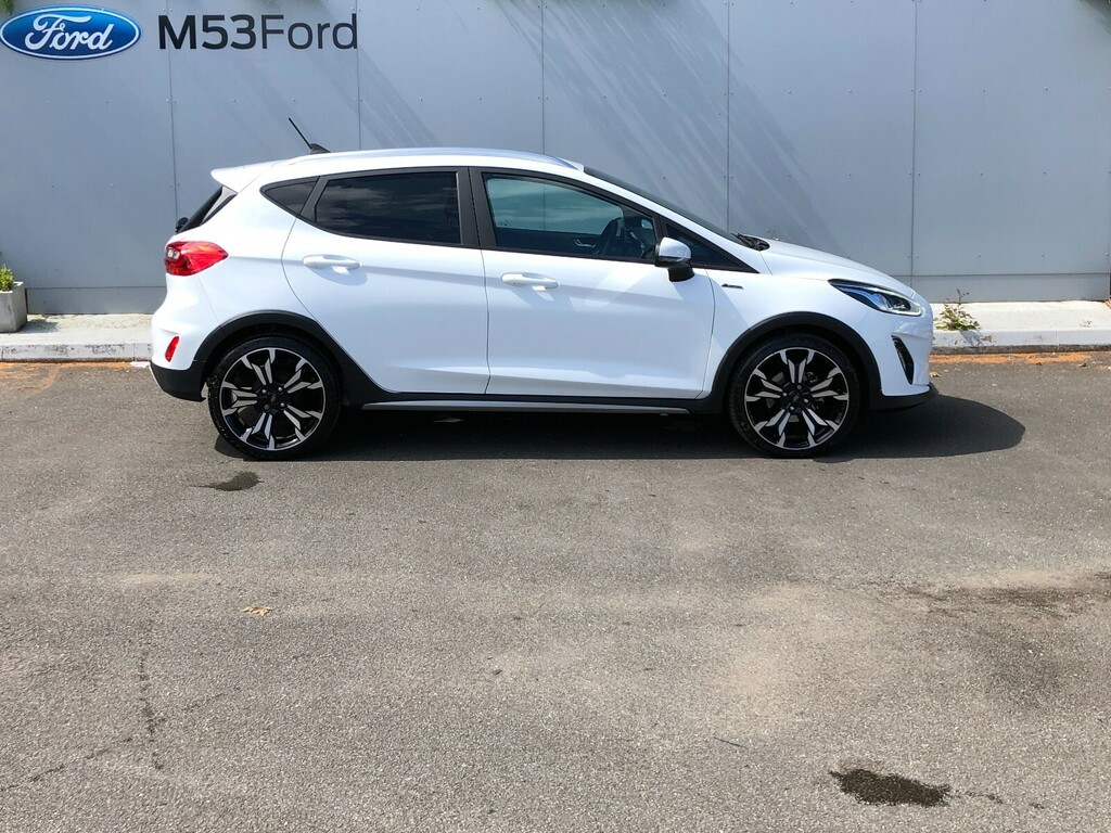Ford Fiesta 1.0 Ecoboost Hybrid Mhev 125 Active X Edition DH21BYR White #5