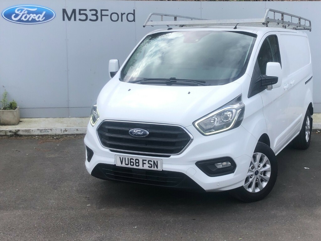 Ford Transit Custom 2.0 Ecoblue 130Ps Low Roof Limited Van VU68FSN White #2