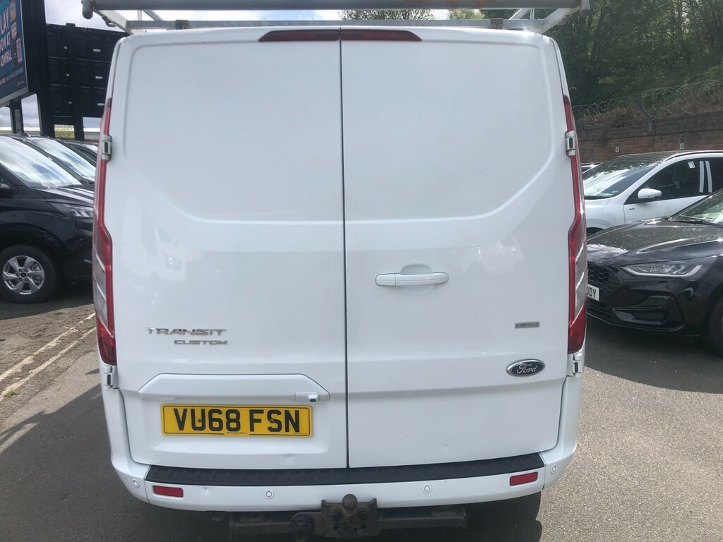Ford Transit Custom 2.0 Ecoblue 130Ps Low Roof Limited Van VU68FSN White #6